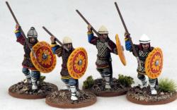BYZ11 Byzantine Warriors — Quilted Armour (4 Figures)