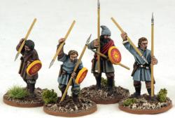 BYZ13 Byzantine Levy — Psiloi with Javelins (4 Figures)