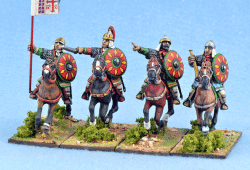 BZC09 Byzantine Warriors — Light Cavalry Command (4 Figures)