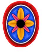 BZI(GB)8 Byzantine Infantry Shield (Infantry Oval) (12)