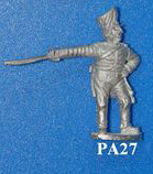 PA27 Standing officer pointing with sword