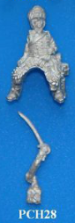 PCH28 Casualty Figure. Designed to fit falling horse but I prefer him on a normal charging horse. Arm 16