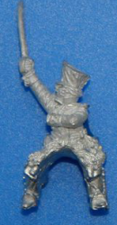 PCL5 Regimental officer, sword arm upright, looking right