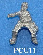 PCU11 Trooper holding lance upright, bandaged head