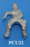 PCU22 Charging trooper, holding lance away from body as if thrusting, bareheaded
