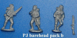 PJ22 Versions of PJ4b (barehead), PJ5b (bandaged head) and PJ7b (bald)