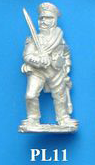 PL11 Foot officer, wearing kollet, sword shouldered (replaces original PL15).