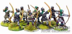 CHV03d Warriors (Bows) (Foot) (8 Figures) - SAGA Age of Chivalry