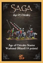 CHVSB04 Hundred Years War (Mixed) Starter Warband (4 points) - SAGA Age of Chivalry
