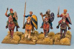 CRC08 Crusader Mounted Sergeants (4 Figures)