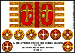 ECBS 2 SAGA El CID Spanish Banner & Shields
