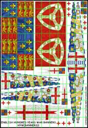 English Hundred Years War Banners