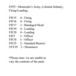 FFP2 French Colonial Line, Firing/Loading (24 Figures)