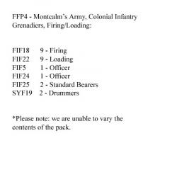 FFP4 French Colonial Grenadiers Firing / Loading (24 Figures)