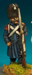 FN118 Chasseur - Standing At Ease In:- - Standing At Ease In Greatcoat And Bearskin (1 Figure)