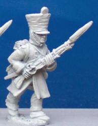 FN20 Fusilier (1812-1815) - Advancing Greatcoat, Weatherproof Shako With Ear Flaps Down (1 figure)