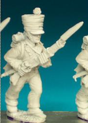 FN201 Fusilier - Campaign Dress Pre 1812 - Advancing, High Porte, Weatherproof Shako (1 Figure)