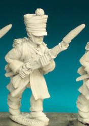 FN215 Fusilier - Greatcoat Pre 1812 - Advancing, High Porte, Weatherproof Shako (1 Figure)