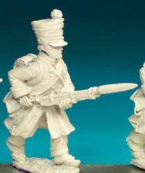 FN219 Fusilier - Greatcoat Pre 1812 - Advancing, Low Porte, Weatherproof Shako (1 Figure)