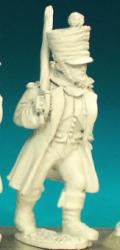 FN280 Pre 1812 Officer In Greatcoat And Weatherproof Shako, Advancing (1 Figure)