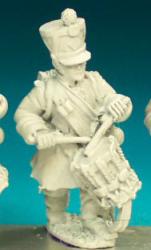 FN294 Drummer - Pre 1812 - Fusilier Drummer, Greatcoat, Shako (1 Figure)