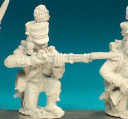 FN316 Early Shako With Drooping Side Plume Pre 1806 - Chasseur Kneeling Firing (1 Figure)