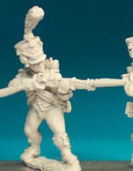 FN332 Shako With Upright Plume, Post 1806 - Chasseur Standing Firing (1 figure)