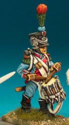 FN337 Shako With Upright Plume, Post 1806 - Chasseur Drummer (1 figure)