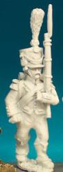 FN338 Shako With Upright Plume, Post 1806 - Carabinier/Voltigeur Marching (1 figure)