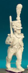 FN353 Shako With Upright Front Plume Post 1806 - Officer Marching (1 figure)