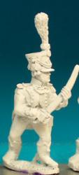 FN354 Shako With Upright Front Plume Post 1806 - Officer Holding Sabre (1 figure)