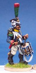 FN419 Young Guard Voltigeur In Full Dress - Drummer Playing (1 figure)