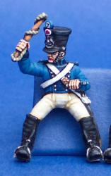 FNA35 French Line Driver In Shako (Post 1812), Whip Raised (1 figure)
