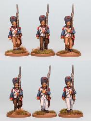 FNRPK12 Mixed French Grenadiers Pre 1812, Campaign Dress & Bearskin, Marching (6 Figures)