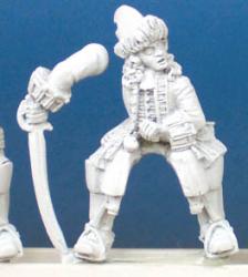 FSC25 Horse Grenadier - Officer Leading With Sabre - Pivoting Arm (1 figure)