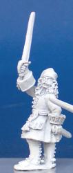 FSC38 Dismounted Dragoon Command - Officer, Sword Raised (1 figure)