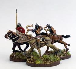 HUBG002 Hun / Steppe Nobles (Spearmen / Archers) (4 mounted figures)