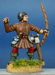 HW15 Archer Loosing - Tunic & Skull Cap (1 figure)