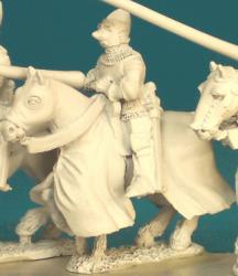 HWC9 Mounted Man At Arms - Lance Forward - Jupon And Houndskull, Visor Down (1 figure)