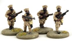 IND04 Indian Hotchkiss Teams (Separate Heads) (4 figures)