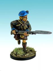 JA13 Charging With Musket & Bayonet, In Jacket & Plaid (1 figure)