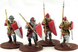 LCF11 Frankish Foot (Spearmen) (Advancing) (4)