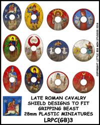 LRPC(GB)3 Late Roman Plastic Cavalry Shield Transfers