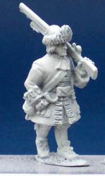 LS22 Grenadier In Fur Cap (Eg Dutch Guards) - Marching Shouldered Musket (1 figure)