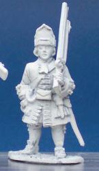 LS29 Grenadier In Cloth Mitre Cap (Eg Fusilier) - Standing Shouldered Musket (1 figure)