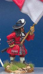 LS49 Standard Bearer - Standing, Flag Pole (not included) Held To Porte (1 figure)
