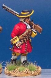 LS53 Matchlock Musketeer - Marching, Short Stride, Shouldered Musket (1 Figure)