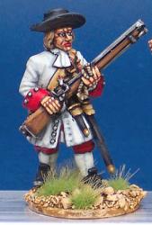 LS57 Matchlock Musketeer - Standing At Ready (1 figure)