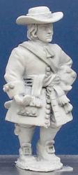 LS64 Unarmoured Pikeman Wearing Waist Sash - Marching, Leg Raised (1 Figure)