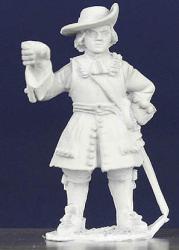 LS75 Armoured Pikeman Without Waist Sash - Standing, Wearing Hat (1 Figure)